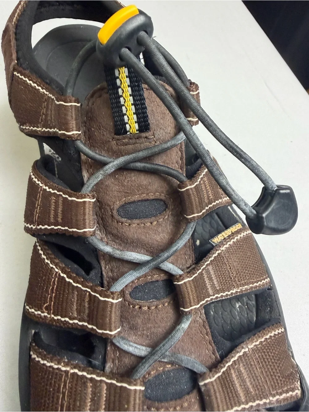 Keen Newport H2 Bison Brown Leather Sport Sandals Hiking Shoes Size 10